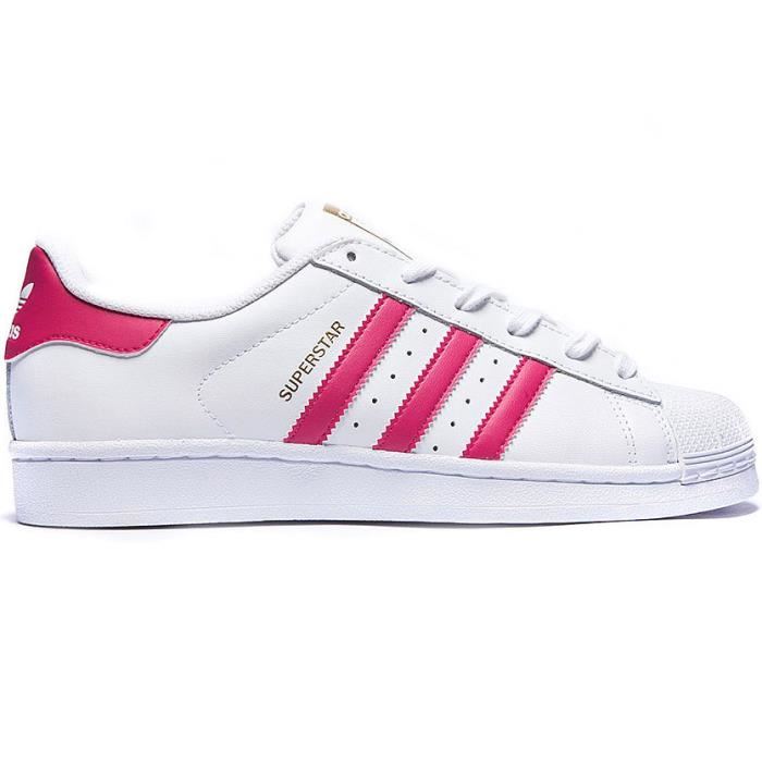 basket rose femme adidas