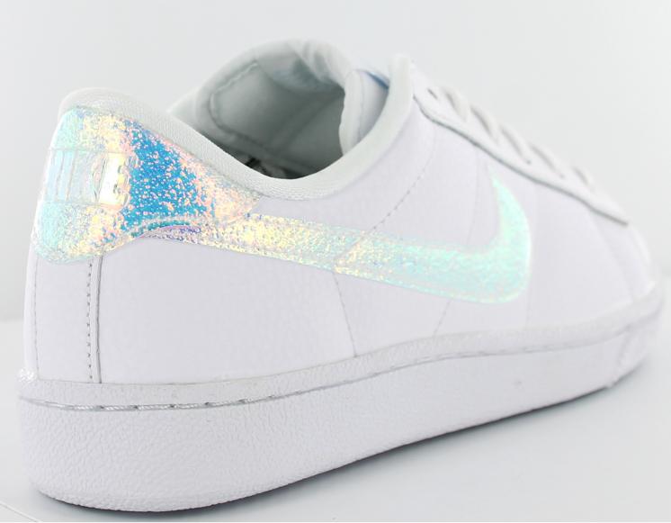 basket bleu paillette femme