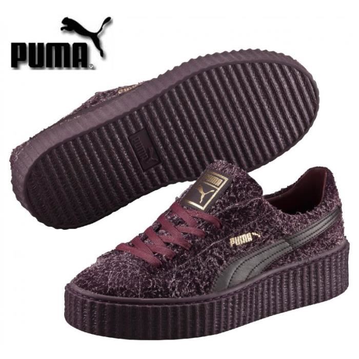 baskets femme bordeaux
