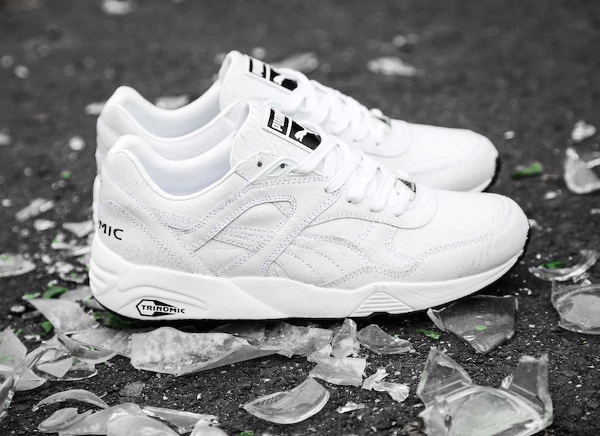 puma trinomic femme blanche